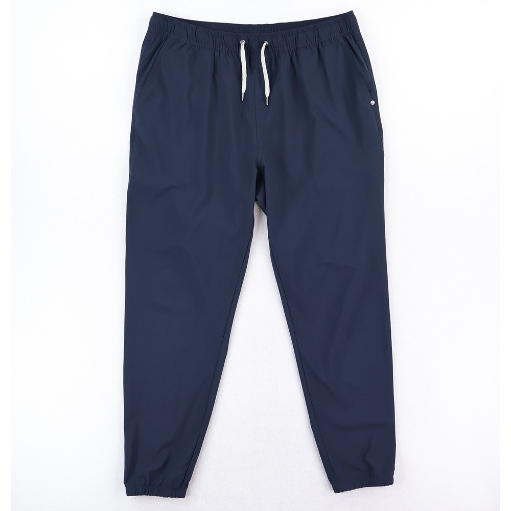 Vuori Kore Jogger Pants Men XL Navy Blue Recycled Stretch Drawstring V456